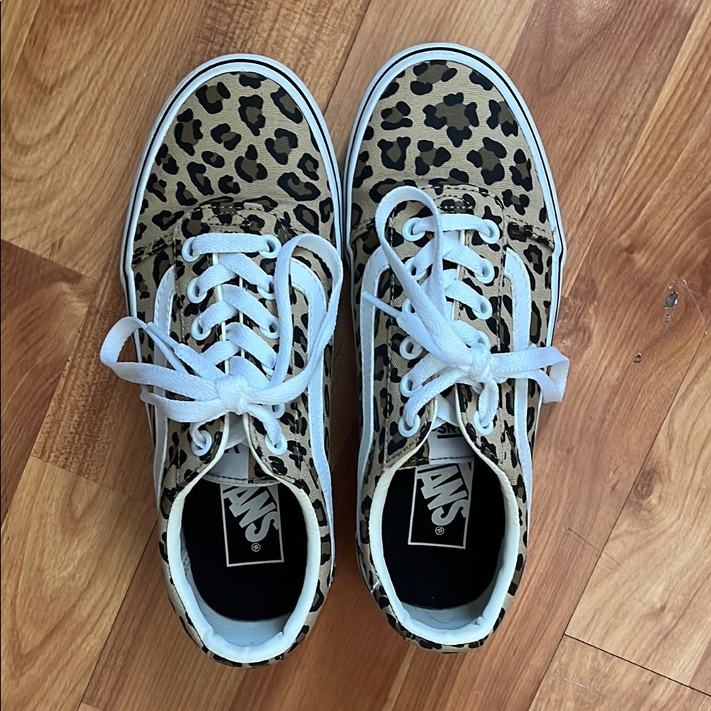 Vans Leopard Print Sneakers